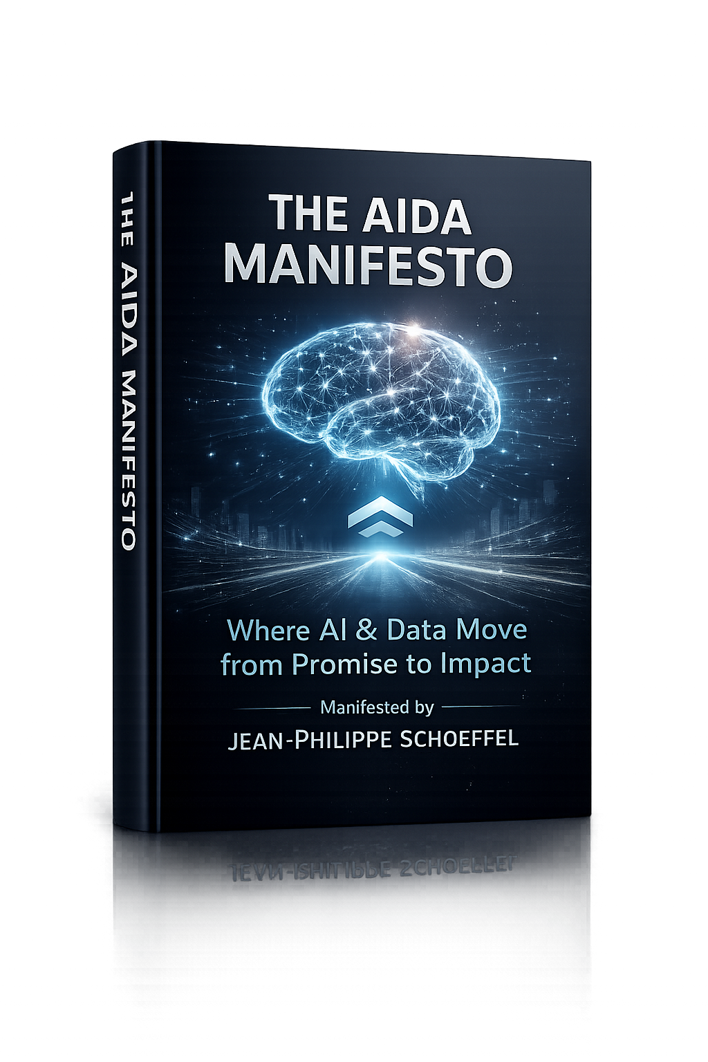 The AIDA Manifesto book cover by JP Schoeffel